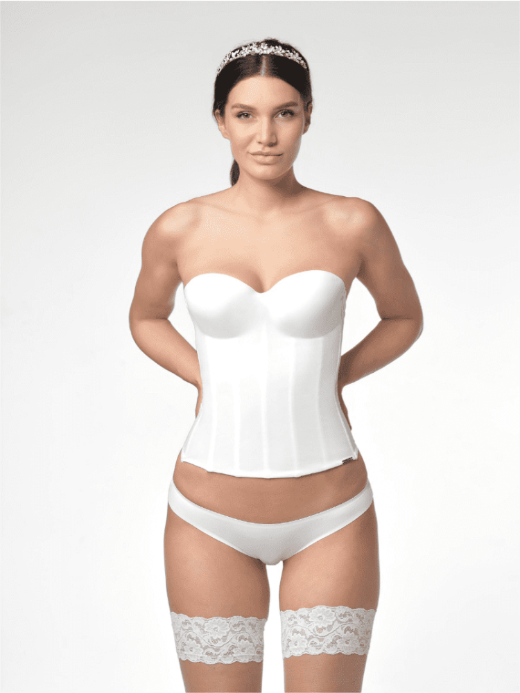 Poirier 18-400 Korset Seamless Ivory main product photo
