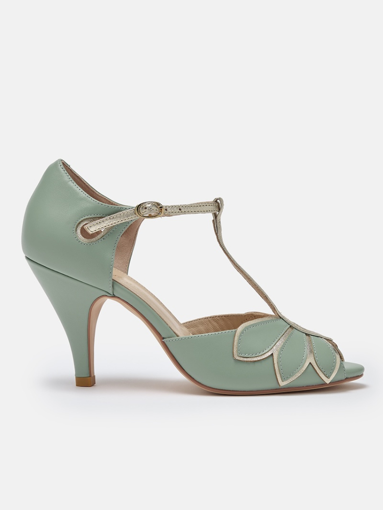 Rachel Simpson Mimosa Bruidsschoenen Mint main product photo