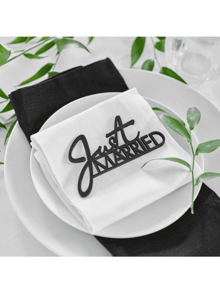 Ginger Ray BW-420 Zwart Houten Tafeldecoratie main product photo