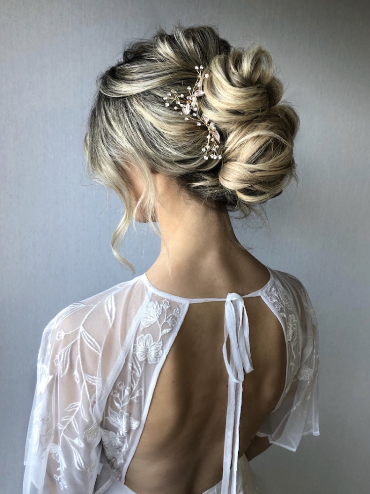 Sally Jane Bridal Hera Haarspelden Roze main product photo