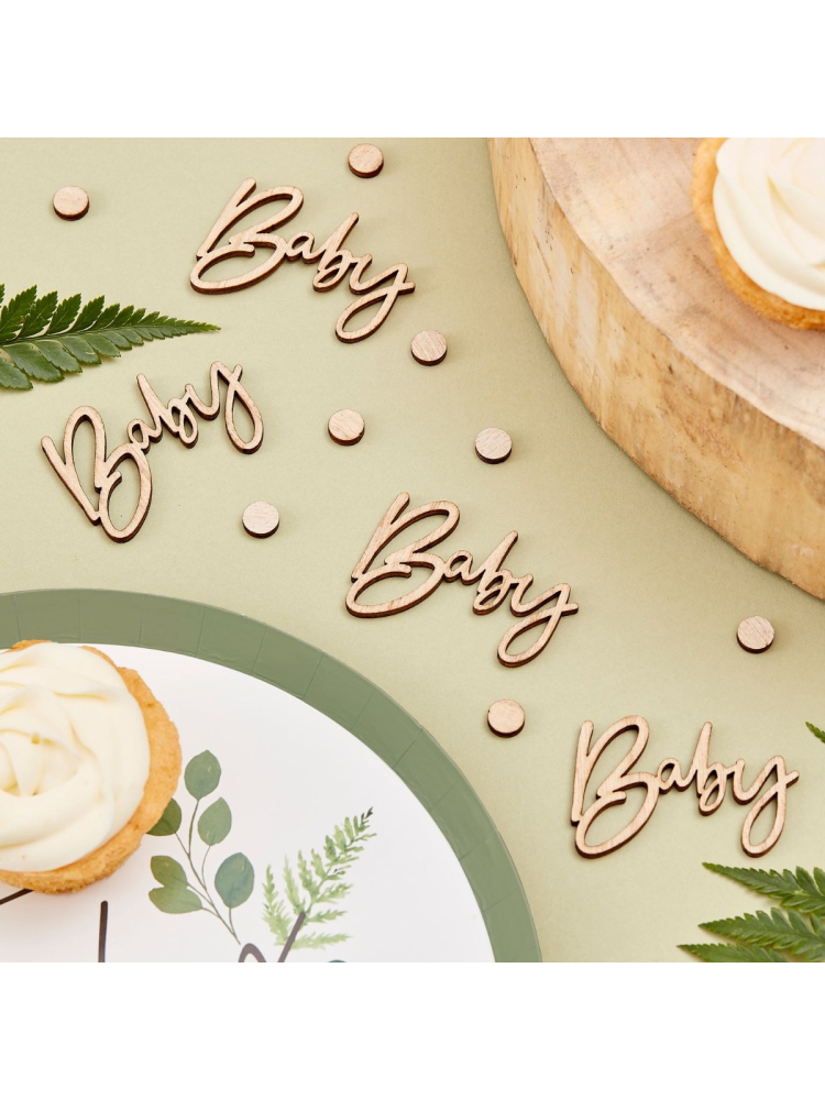 Ginger Ray BAB-121 Botanical Baby Tafelconfetti main product photo