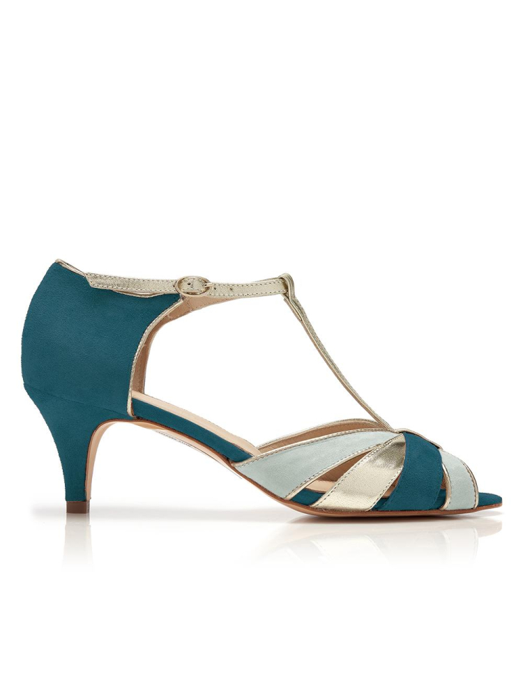 Rachel Simpson Maya Bruidsschoenen Teal main product photo