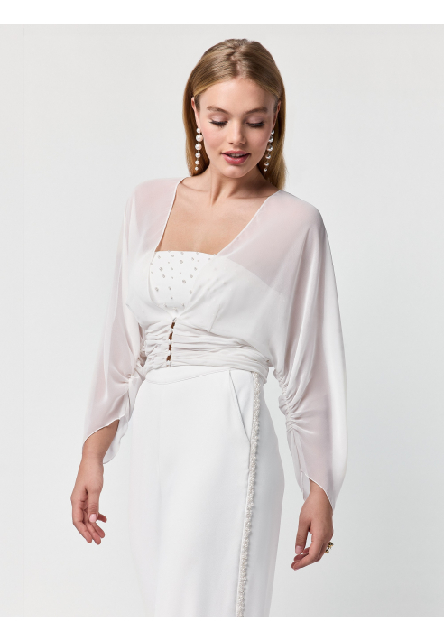 Poirier ST-75321 Vest| Chiffon