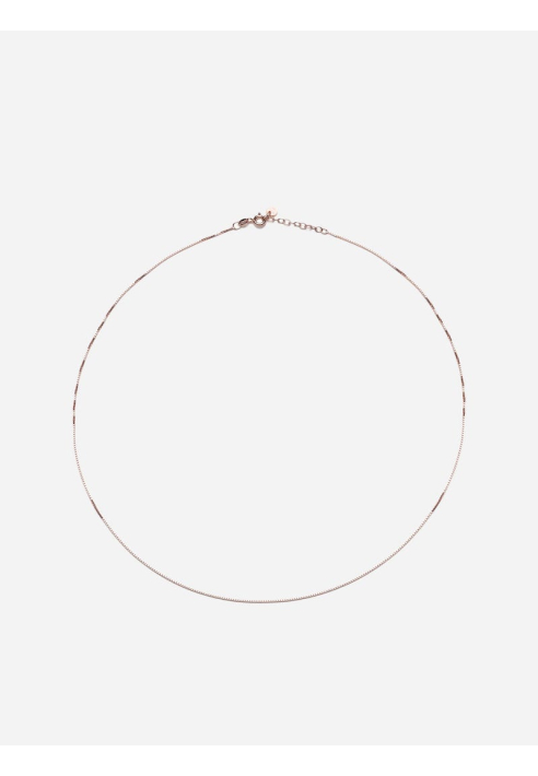 Abrazi Box Chain Ketting Rosé-M ()