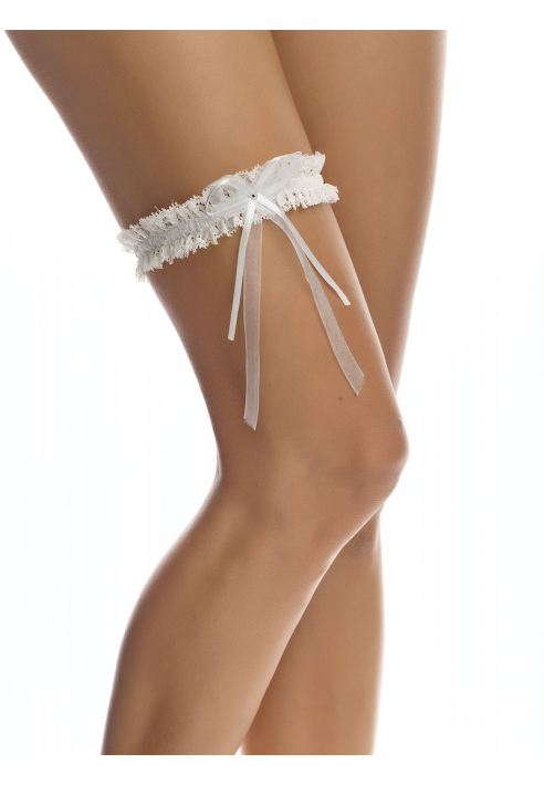 Bianco Evento SB7 Kousenband Swarovski ()