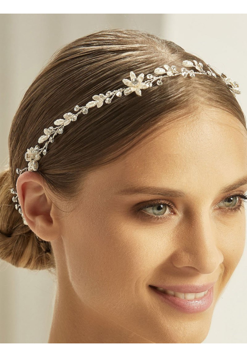 Bianco Evento 2904 Bloemen Parel Haarstreng