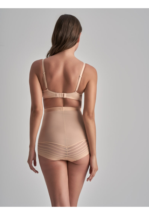 BYE BRA Powermesh High Waist string Beige
