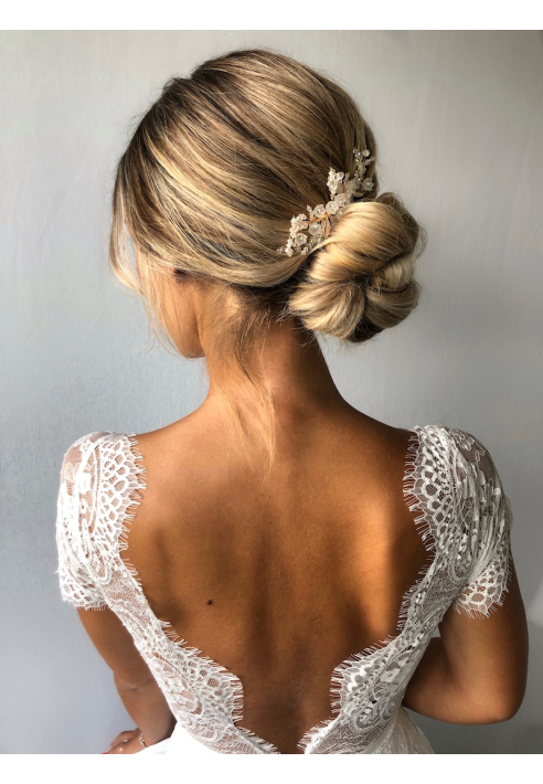 Sally Jane Bridal Carlotta Haarkam Roze ()