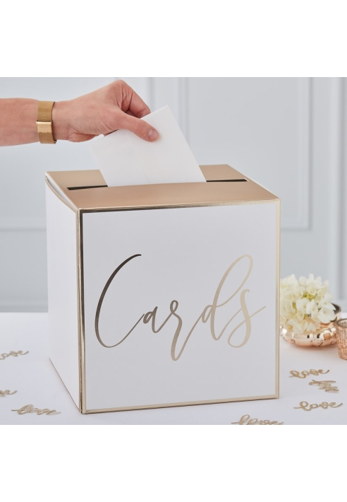 Ginger Ray GO-156 Gold Wedding Enveloppenbox Goud ()