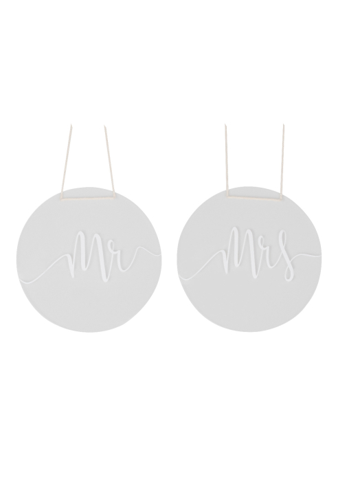 Ginger Ray PAM-502 MR & MRS Stoel Versiering Bordjes