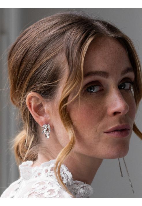 Abrazi Liz oorbellen Silver