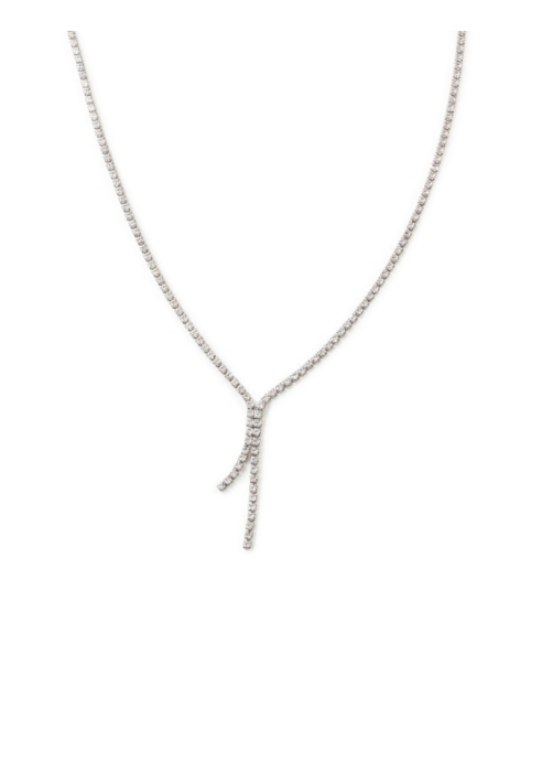 Abrazi Jet Ketting Zilver ()