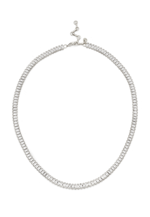Abrazi Baguette Ketting Zilver ()