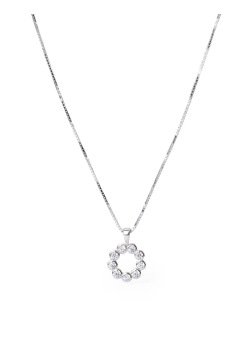 Abrazi Callie Ketting Zilver 42cm ()