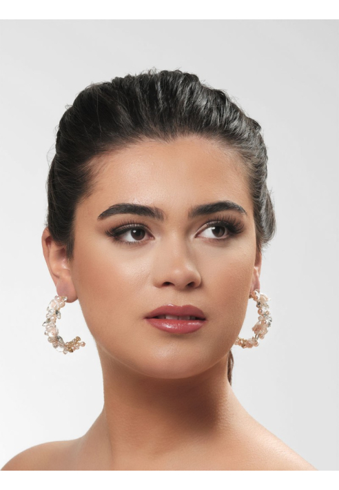 Poirier NC-1350 Oorbellen Ivoor/Zilver ()