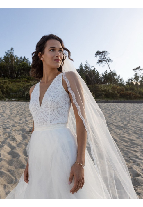 Novias Estelle sluier - 270 cm