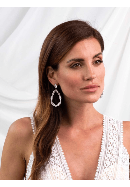 Abrazi Jane Swarovski Oorbellen Zilver ()