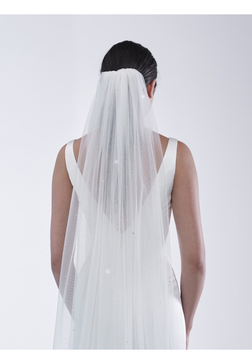 Poirier S49-210-1-Ivoor Sluier - 210 cm ()