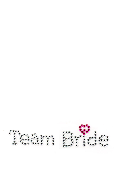 Team Bride Schoenstickers ()
