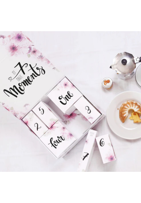 Trouw-countdownkalender (met sieraad in zilver)