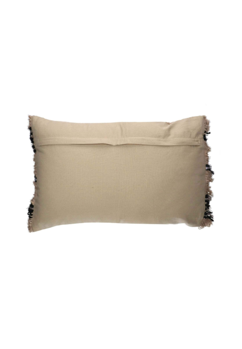 Pomax - RAIA - Kussen - katoen - L 60 x B 40 cm - Beige