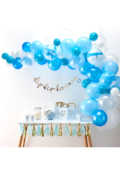 Ginger Ray BA-308 Blauwe Ballonnenboog