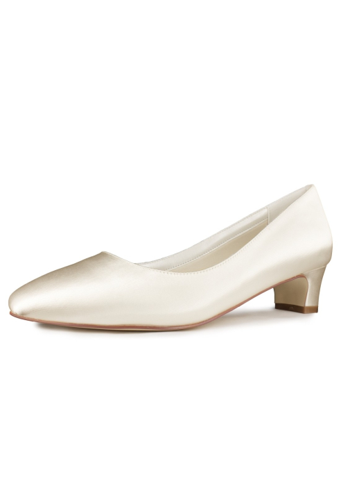 White Lady 935 Ivoor Bruidsschoenen ()