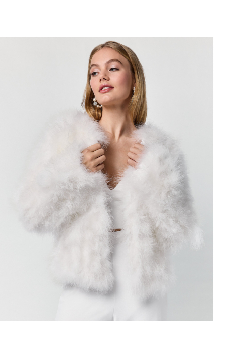 Poirier BOL-75052 Marabou jas ()
