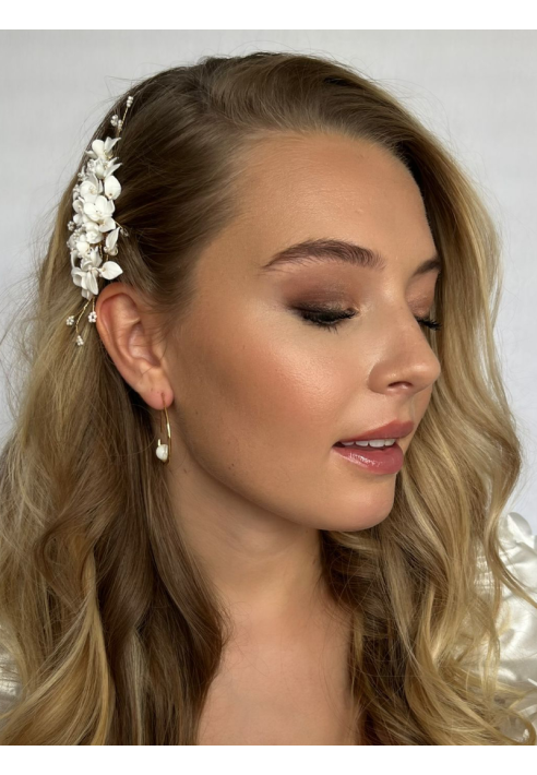 Sally Jane Bridal Lizzie Haarkam Zilver ()