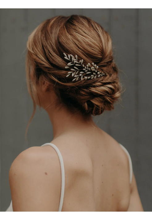 Lizeron Astrid Haar pin Wit ()