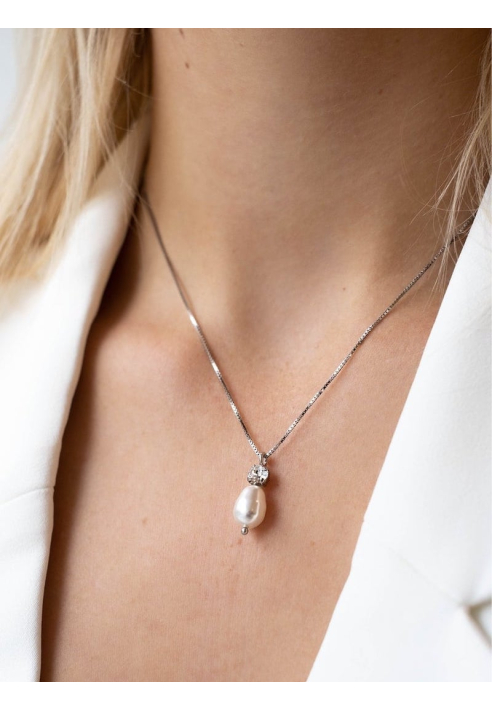 Abrazi Elena Ketting Zilver-M