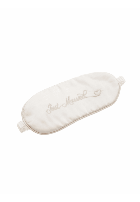 Poirier BN-12 Just Married Slaapmasker Satijn ()