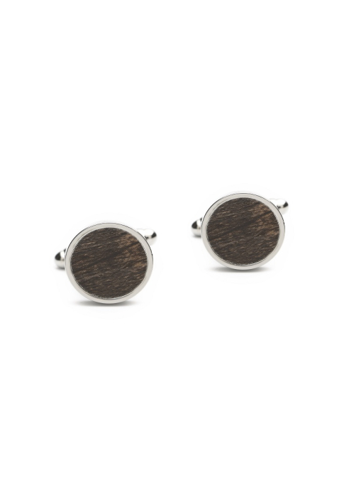 Abrazi C5-RN-DB-DarkBrown Manchetknopen ()