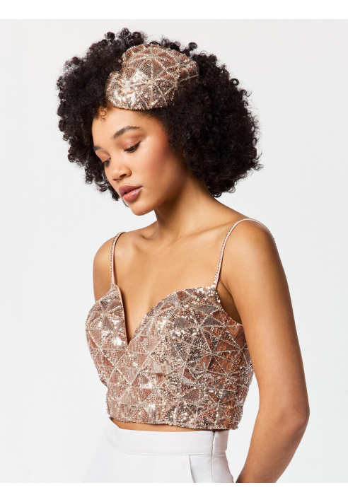 Poirier HT-75151 Fascinator Goud ()