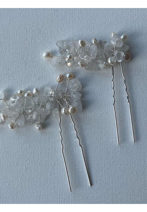 Sally Jane Bridal Ilse Haarspelden Zilver