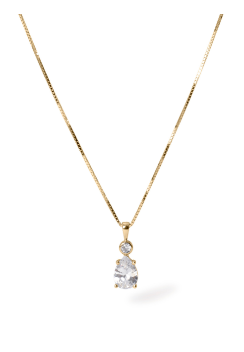 Abrazi Soraya Ketting Goud 42cm ()
