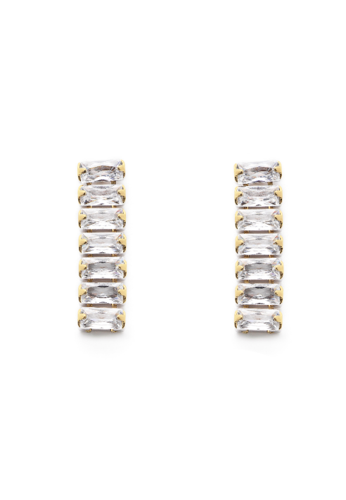 Abrazi Baguette Oorbellen Goud