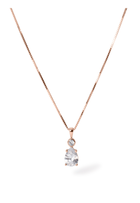 Abrazi Soraya Ketting Rose 50cm