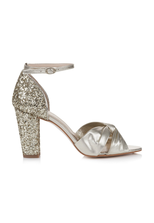 Rachel Simpson Candyfloss Gold Bruidsschoenen ()