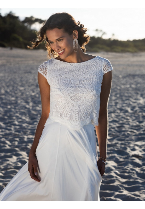 Novias Ella kanten bolero ()