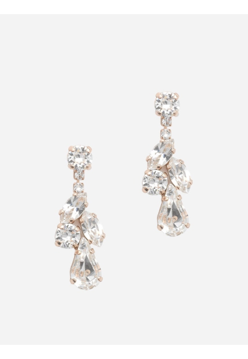Abrazi Zoe Swarovski Oorbellen Rosé