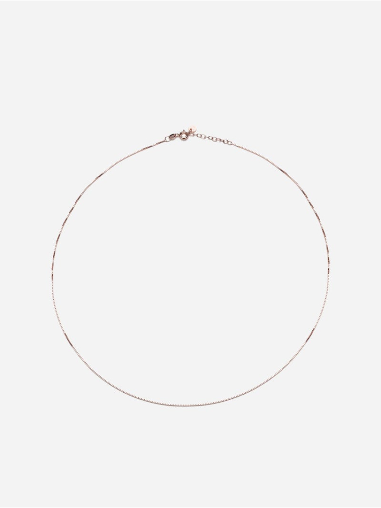 Abrazi Box Chain Ketting Rosé-M main product photo