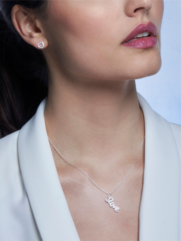 Poirier JS-009 Bruidssieraden Set Julia Zilver main product photo