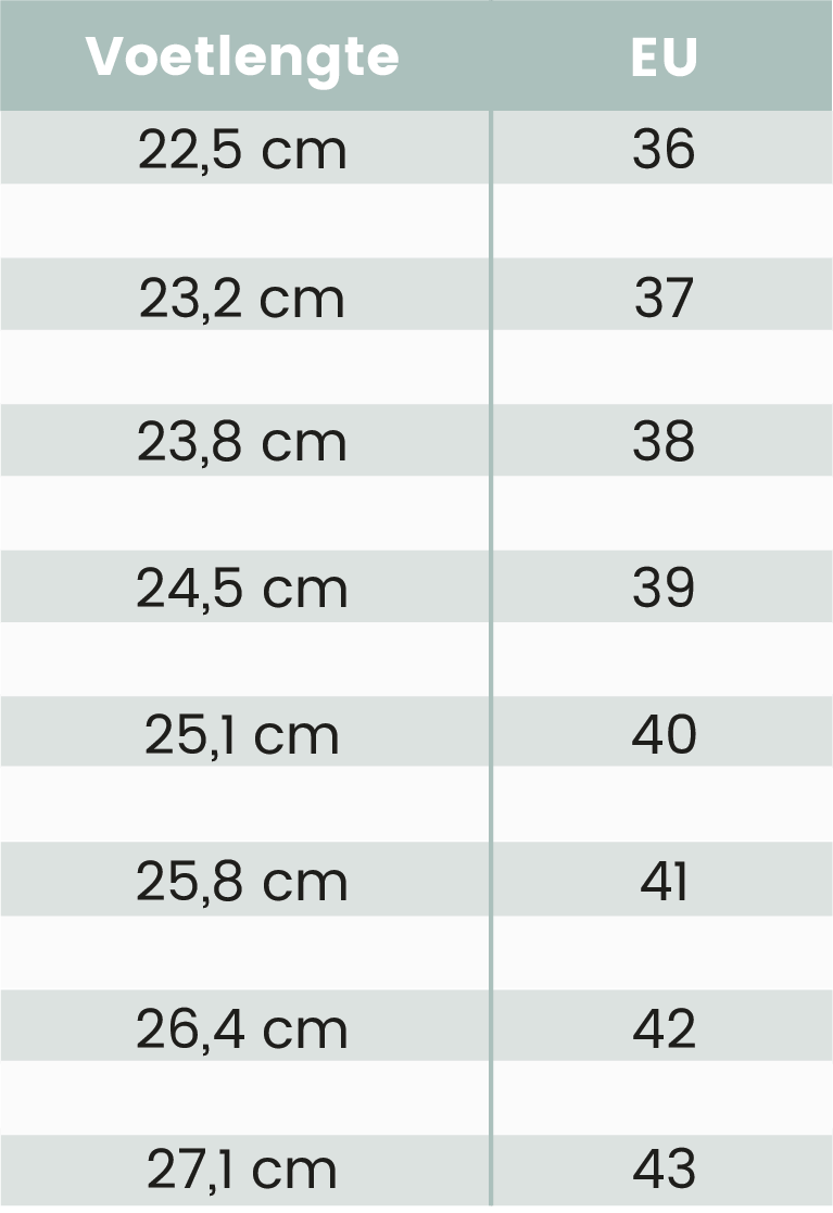 Maattabel White Lady