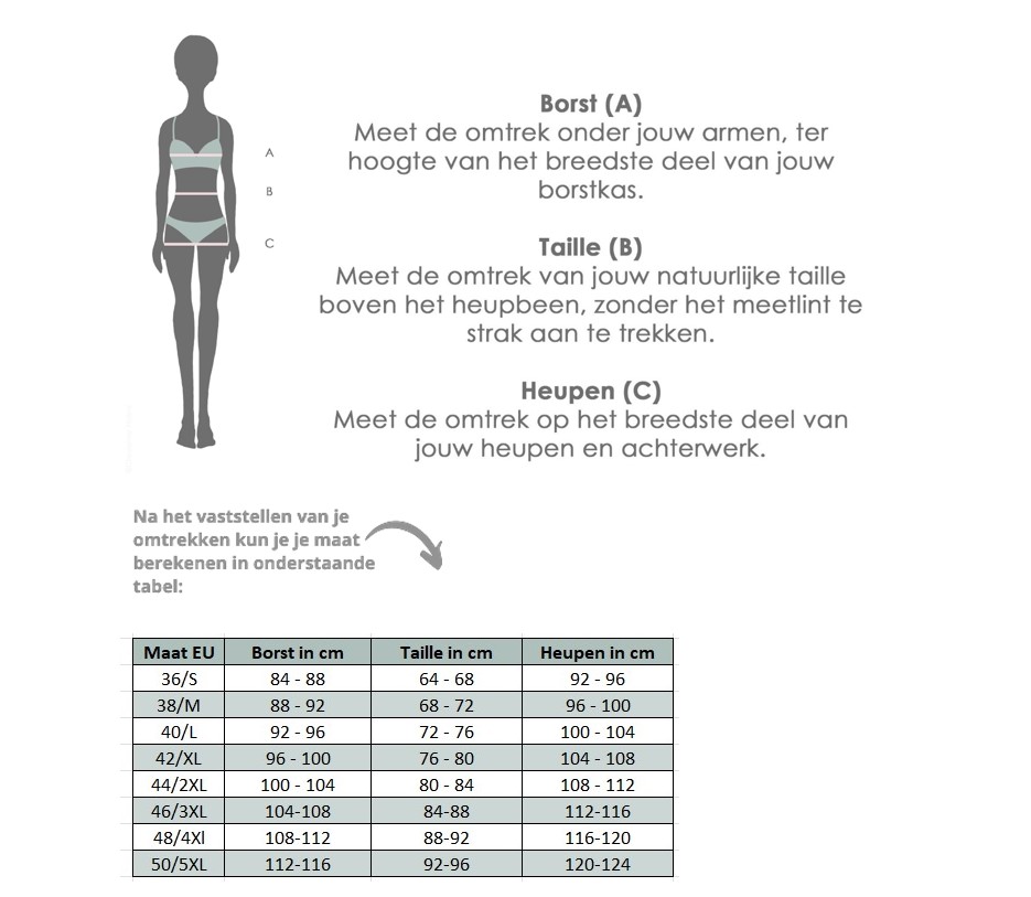 maat meten trouwjurk